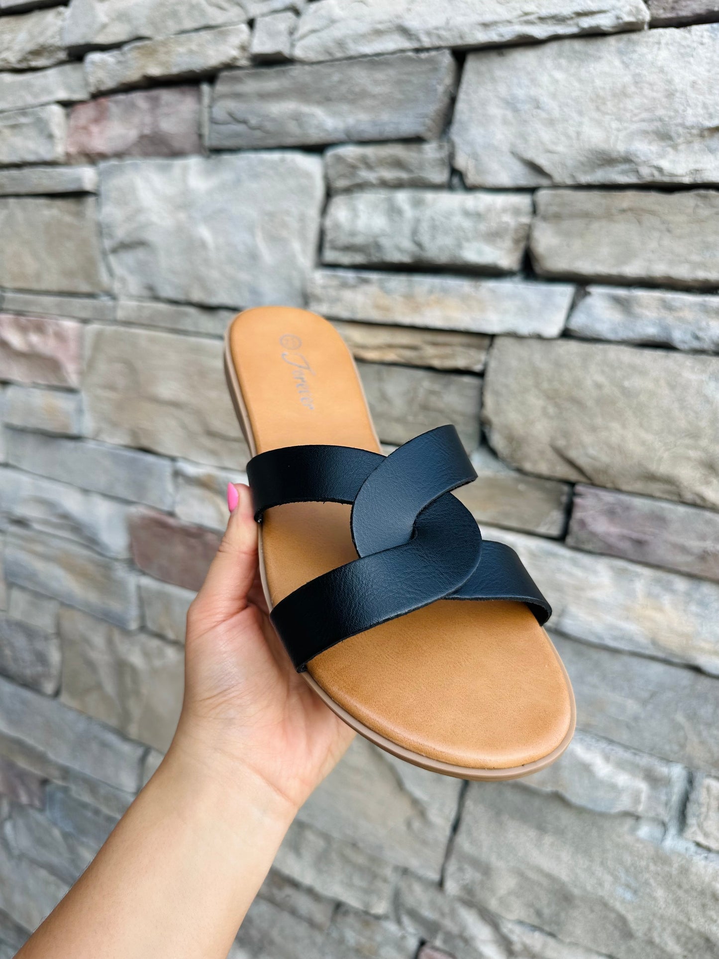 The Kate Black Sandal