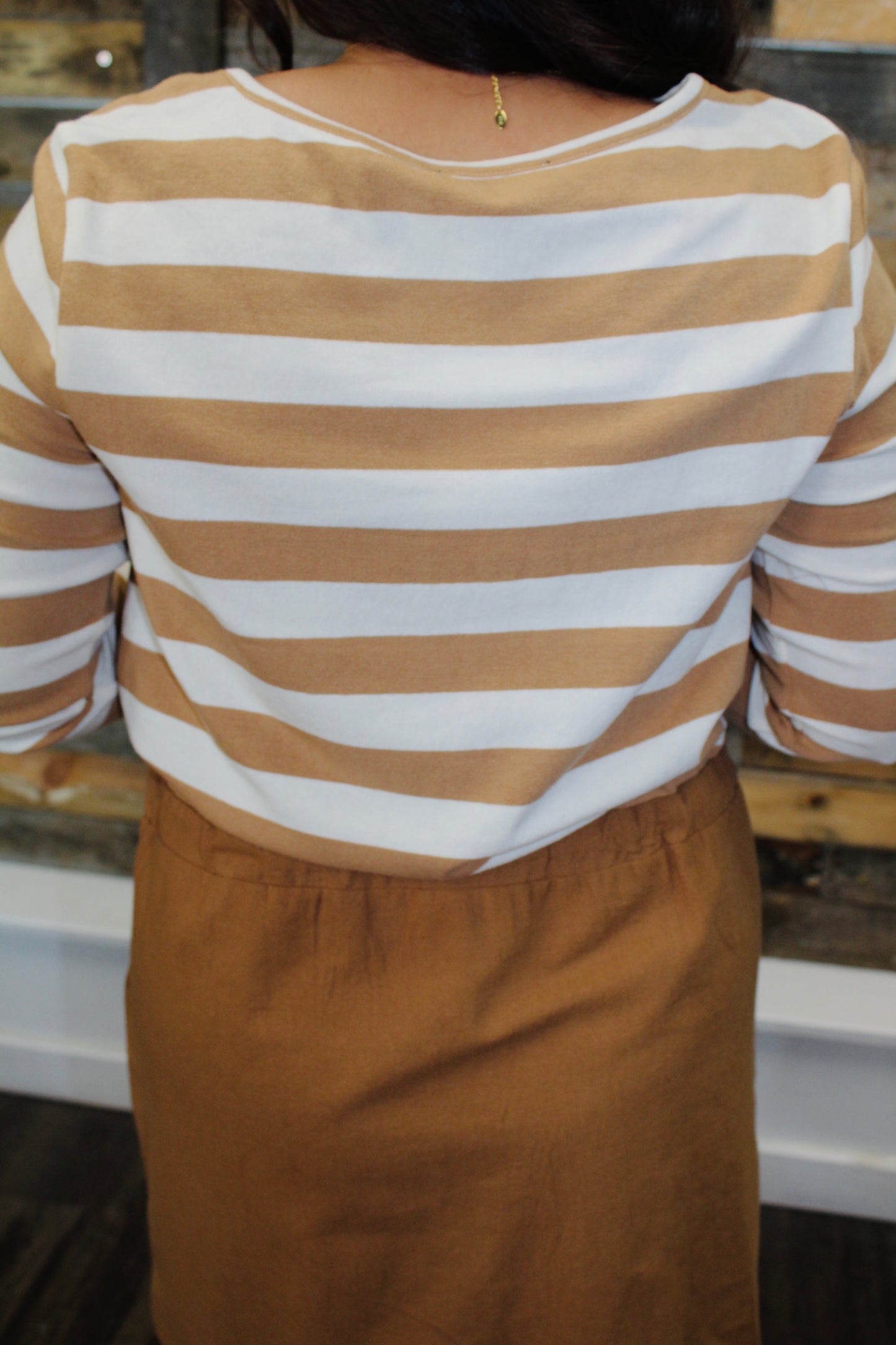 The Autumn Striped Dress