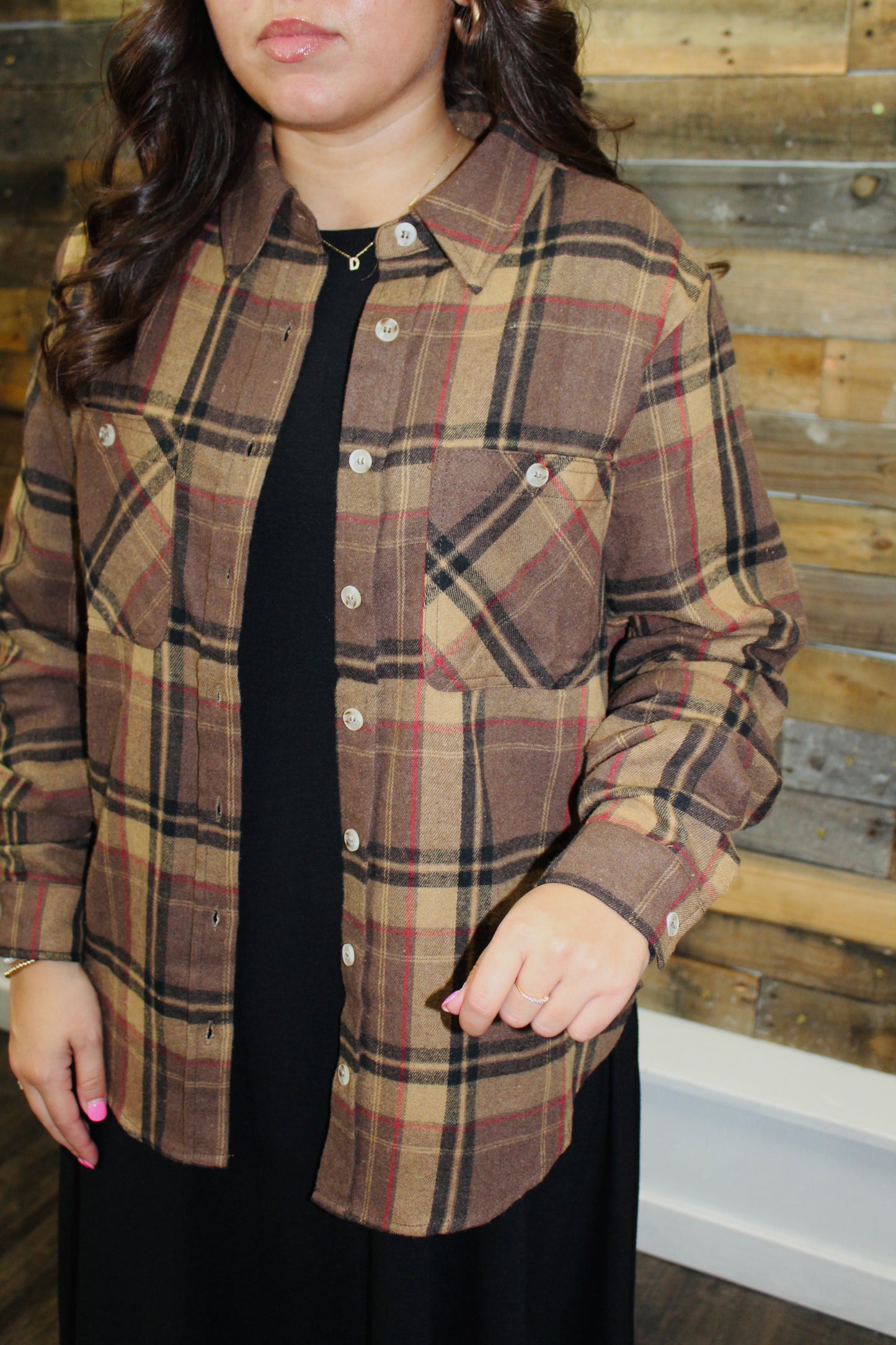 The Naya Plaid Button Down Shirt