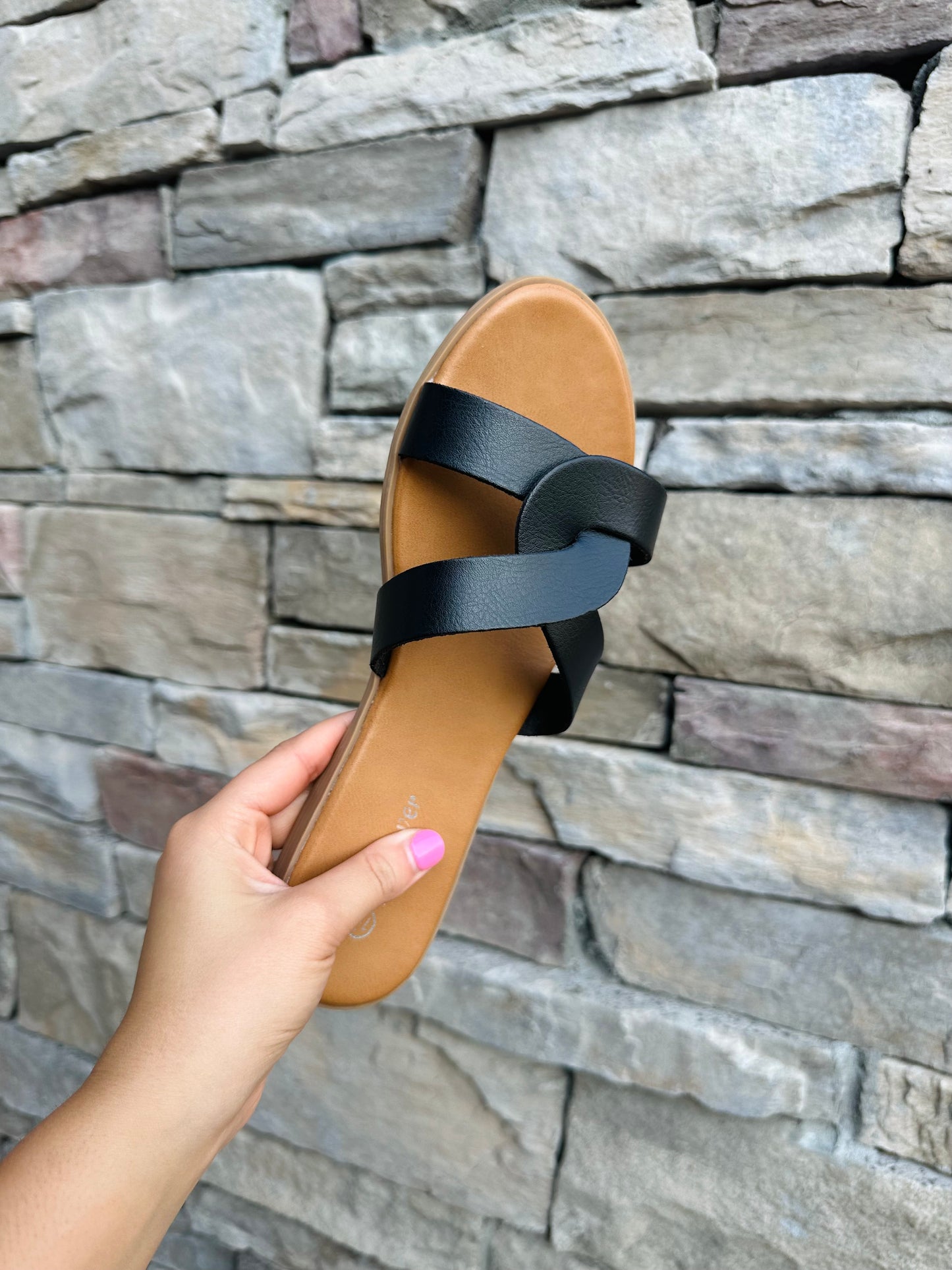 The Kate Black Sandal