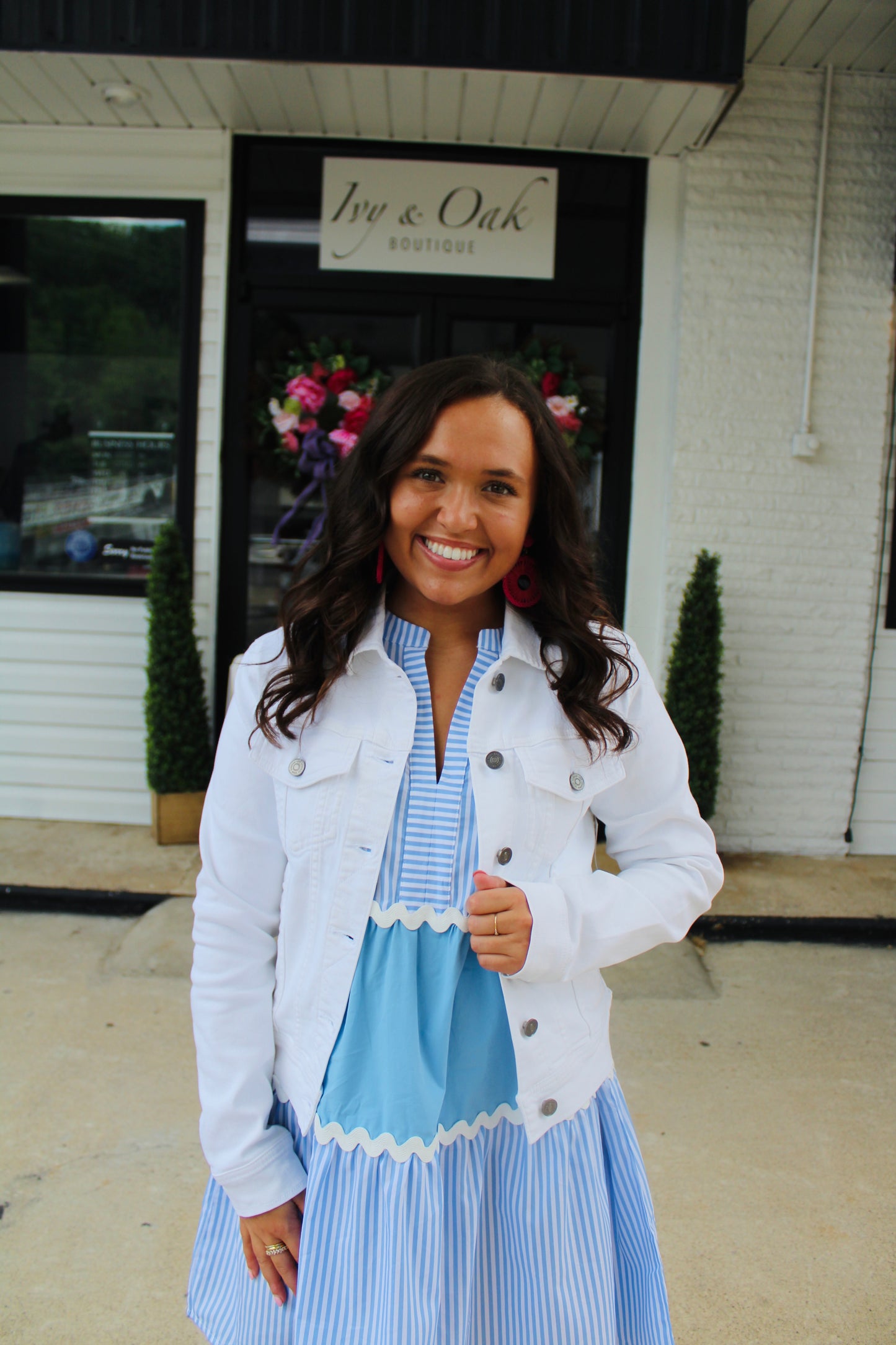 White Denim Jacket