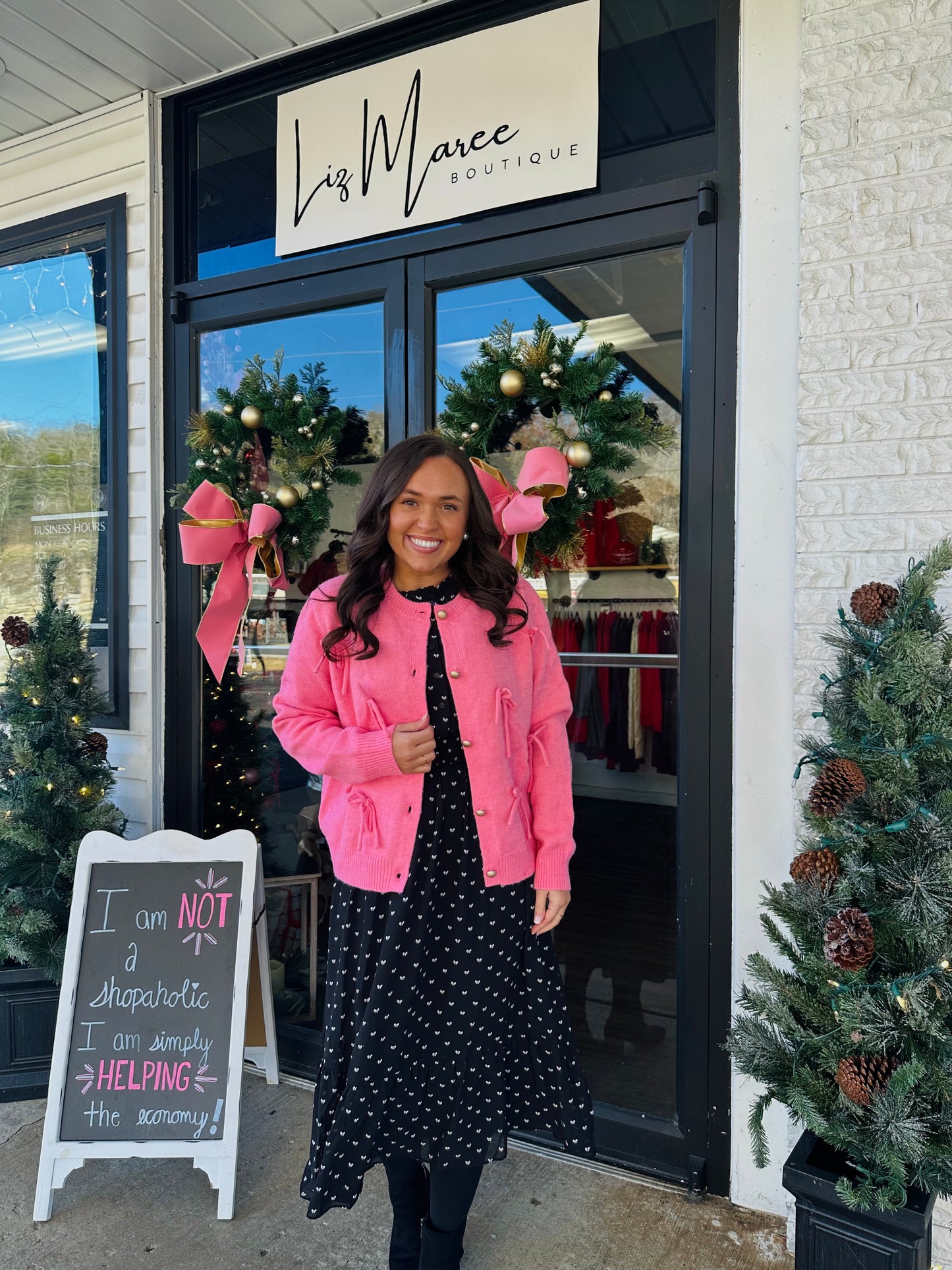 The Rose Ribbon Bow Cardigan