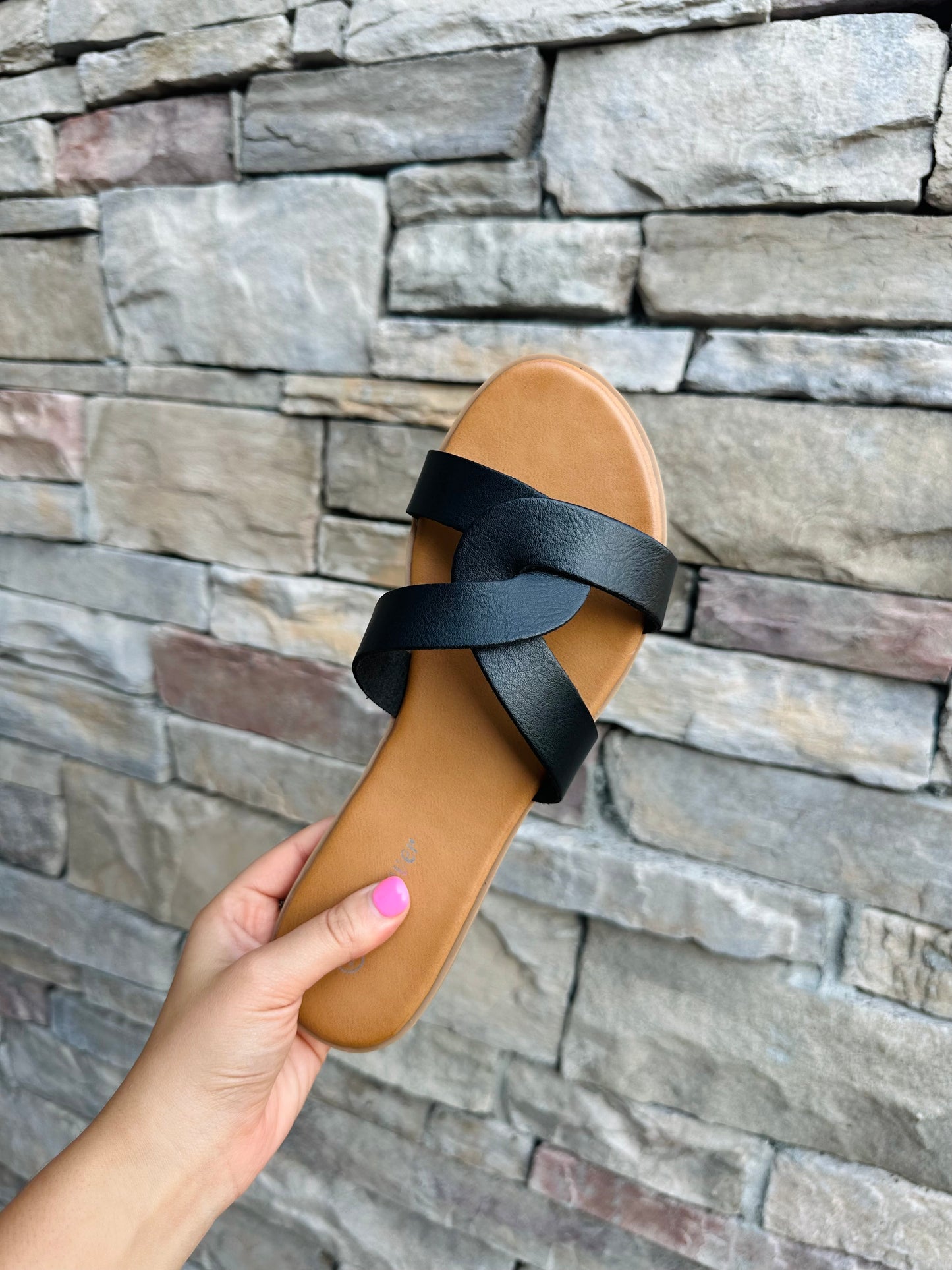 The Kate Black Sandal