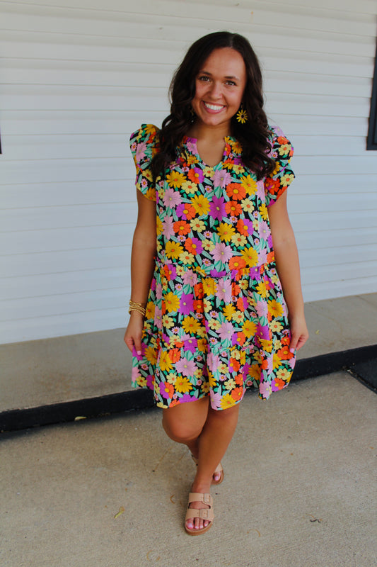 The Cassie Floral Print Dress