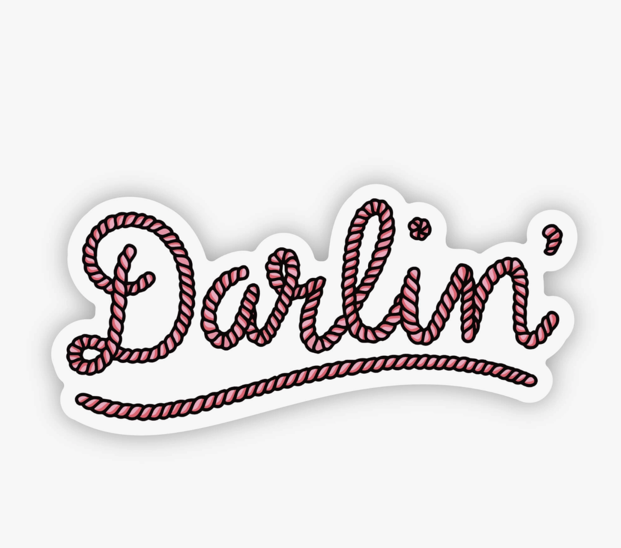 Pink "Darlin' Sticker