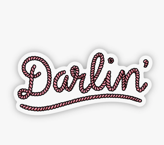 Pink "Darlin' Sticker