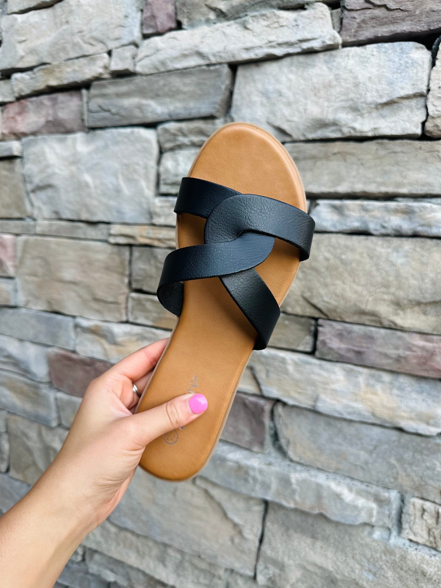 The Kate Black Sandal