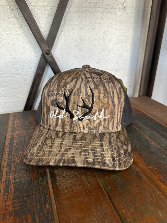 Racked Trucker Hat (Bottomland / Light Charcoal)