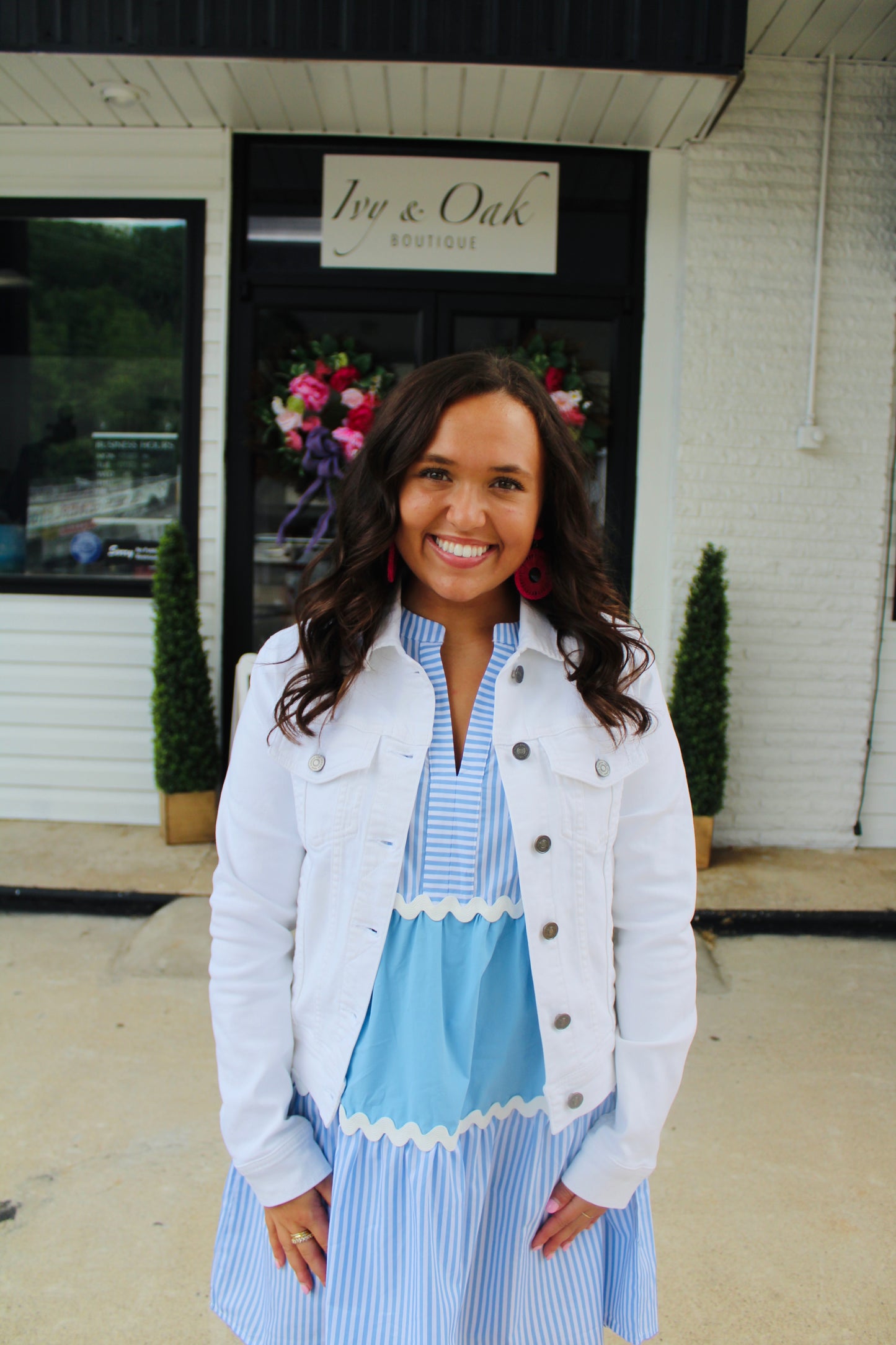 White Denim Jacket