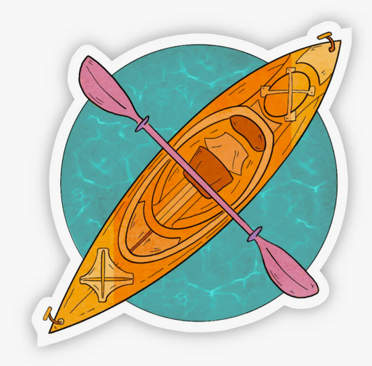 Kayaking Sticker