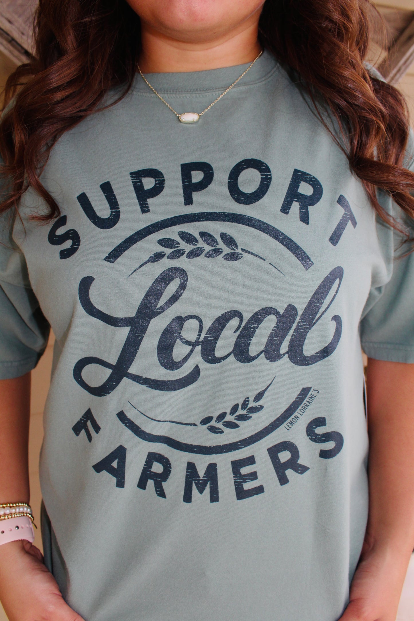 Support Local Farmers Cypress Green Tee