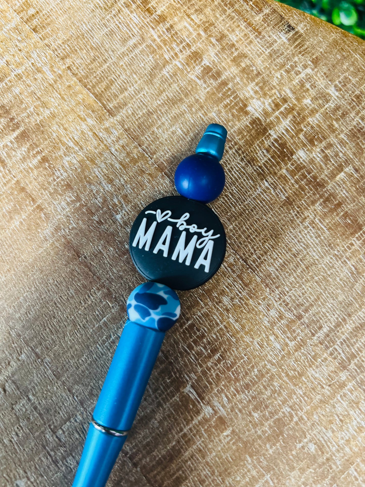 Boy Mama Beaded Pen