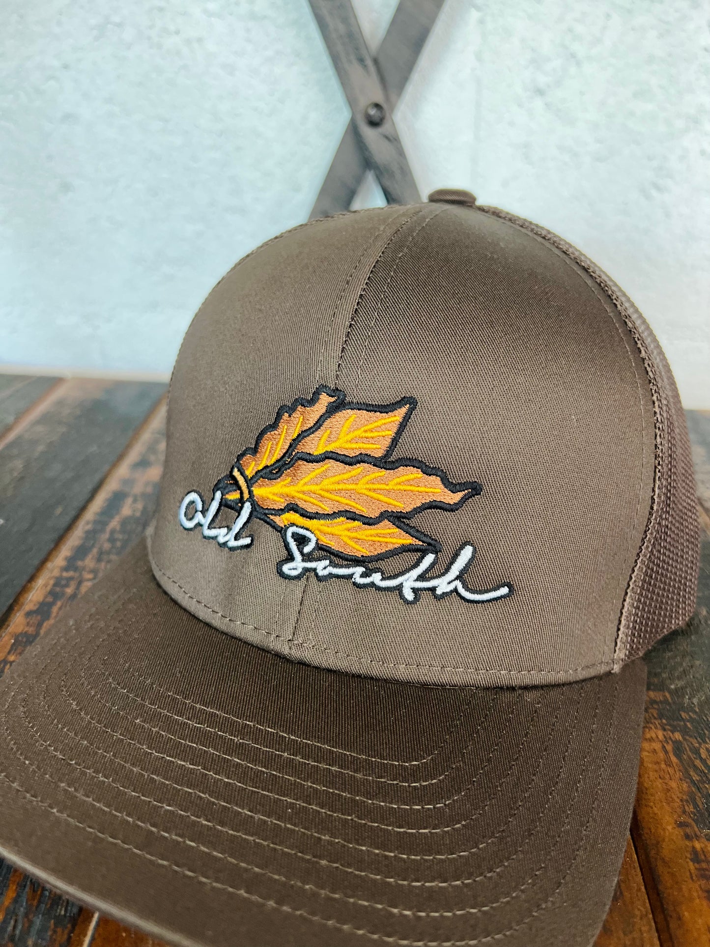 Tobacco Bundle Trucker Hat (Brown/Brown)