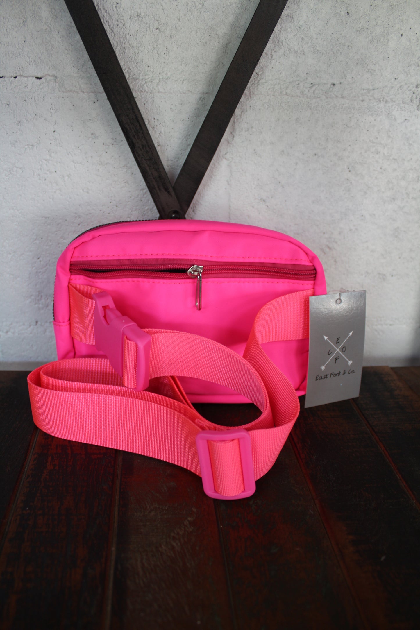 Neon Pink Belt Bag