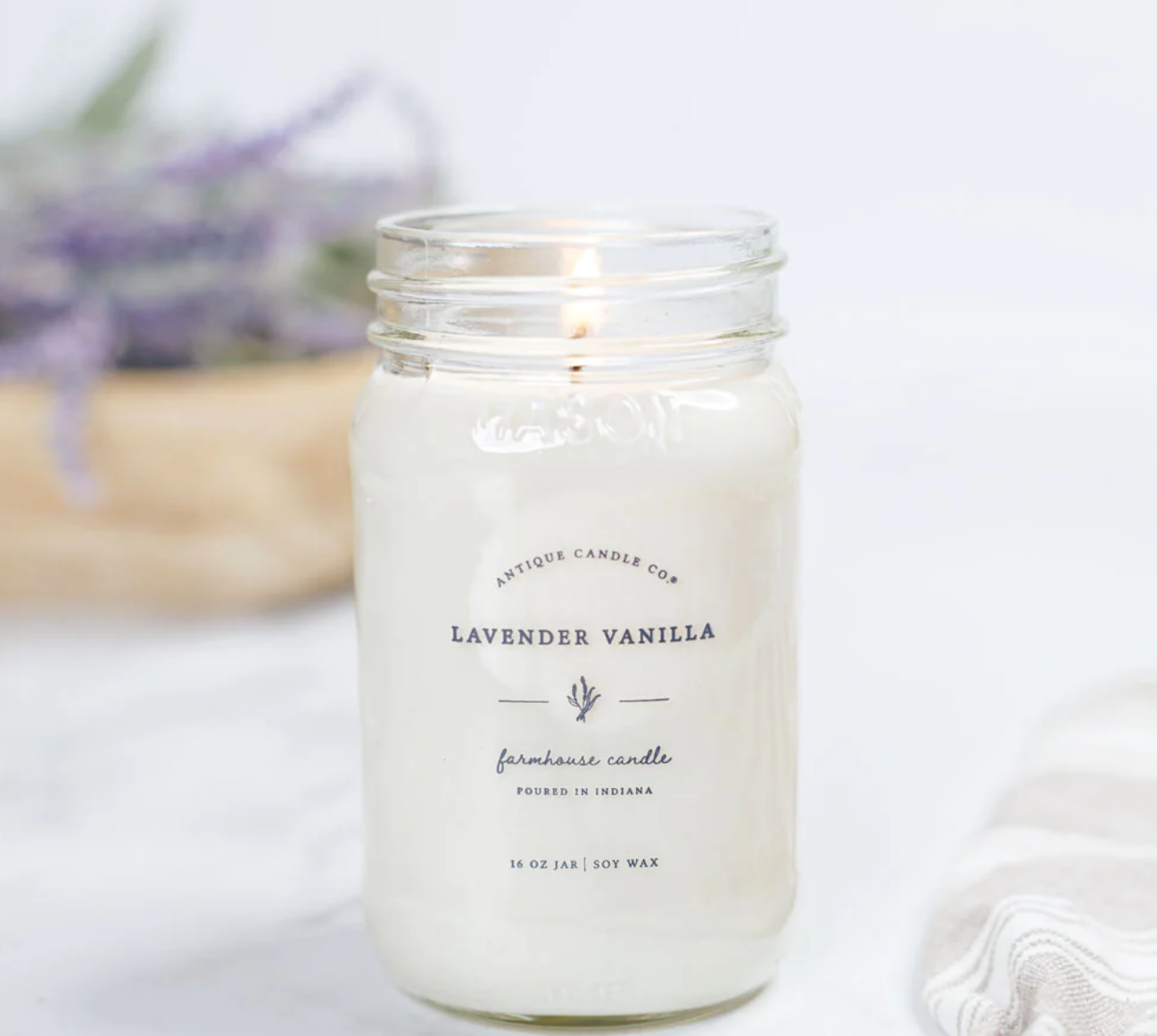 Lavender Vanilla 16 oz candle