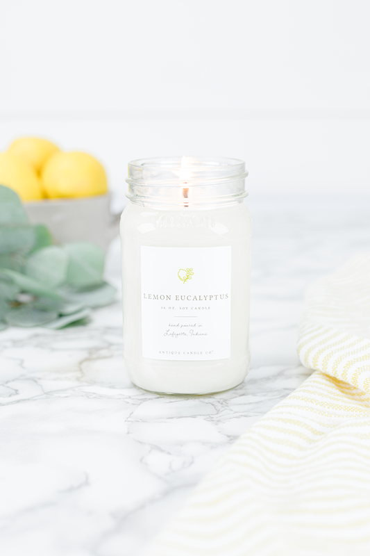 Lemon Eucalyptus 16oz Candle