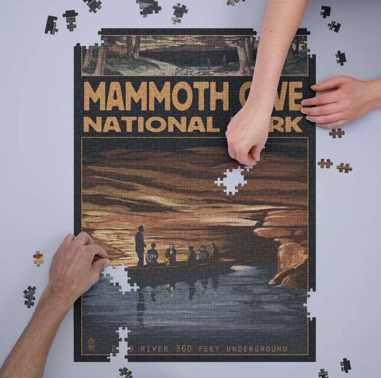 1000 Piece Mammoth Cave Echo River Puzzle