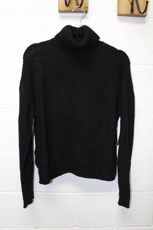 Black Long Sleeve Turtle Neck Sweater