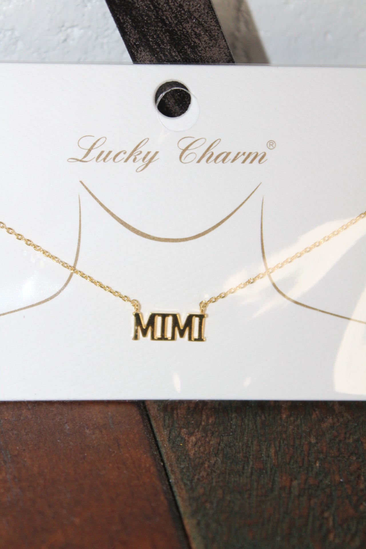 MIMI Gold Pendant Necklace