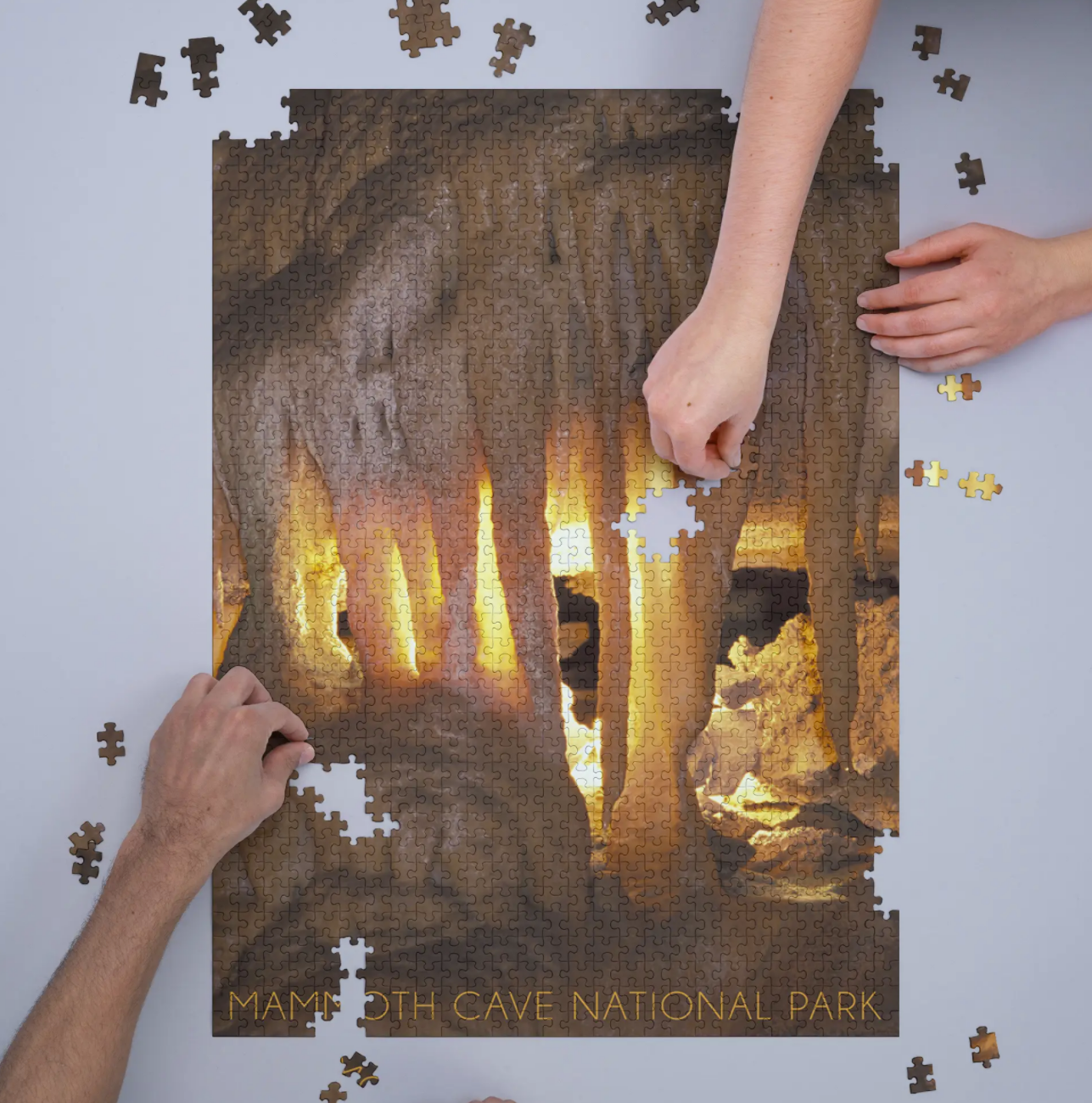 1000 Piece Mammoth Cave Drapery Room Puzzle